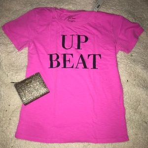 J Crew retail Up Beat t shirt New without tags